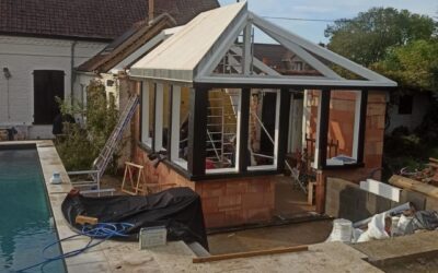 Chantier extension bois